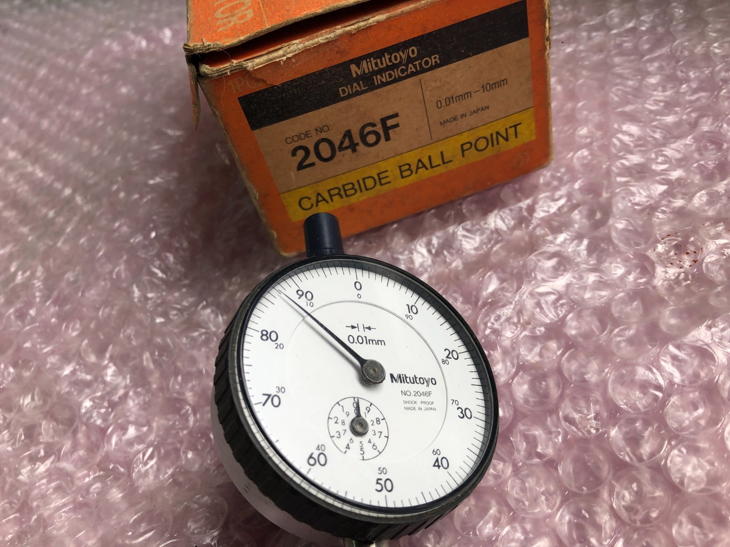 中古ダイヤルゲージ(ダイヤルインジゲーター含む) 【ダイヤルゲージ】2046F ミツトヨ/Mitutoyo