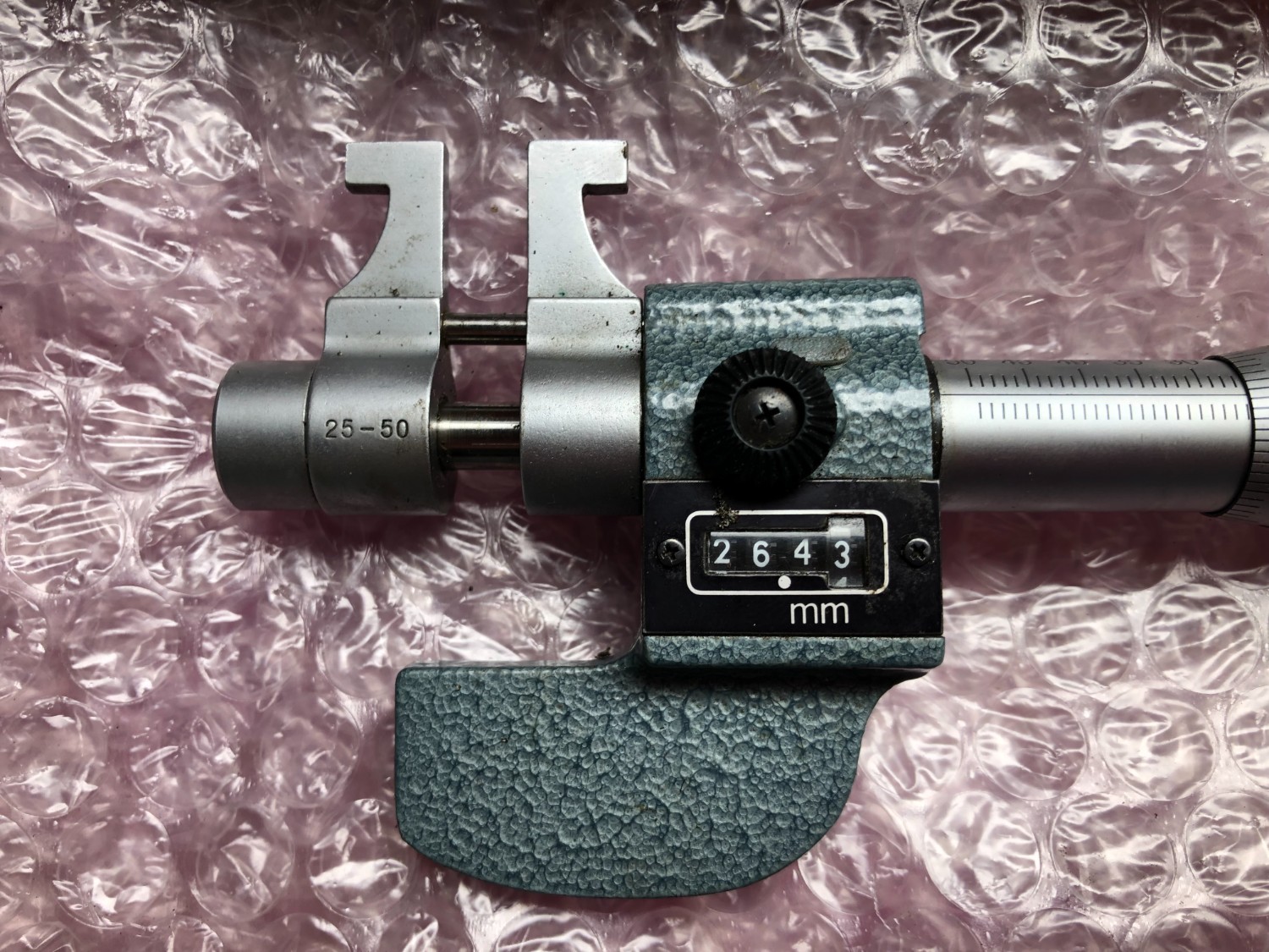 中古マイクロ 【マイクロメーター】測定範囲:25-50mm ミツトヨ/Mitutoyo