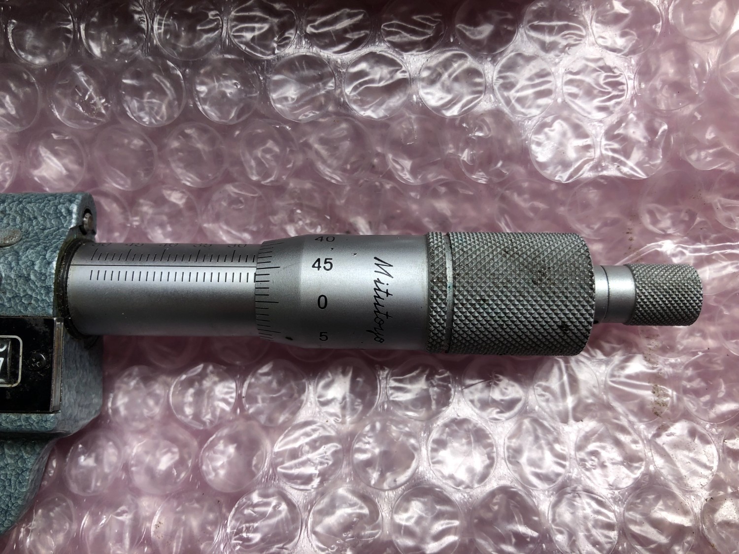 中古マイクロ 【マイクロメーター】測定範囲:25-50mm ミツトヨ/Mitutoyo