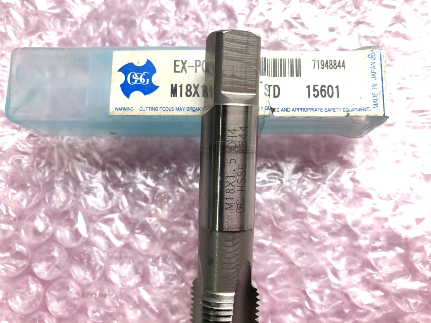 中古タップ 【ハンドタップ】M18x1.5 OH4 HSSE OSG/ オーエスジー