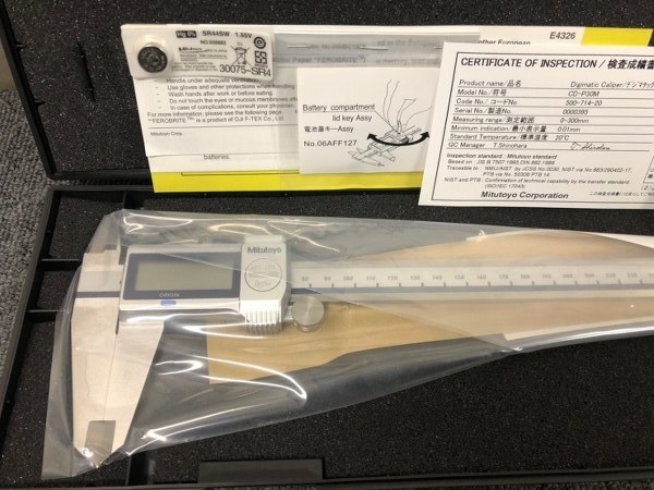 中古Vernier caliper 500-714-20　(CD-P-30M) MITUTOYO