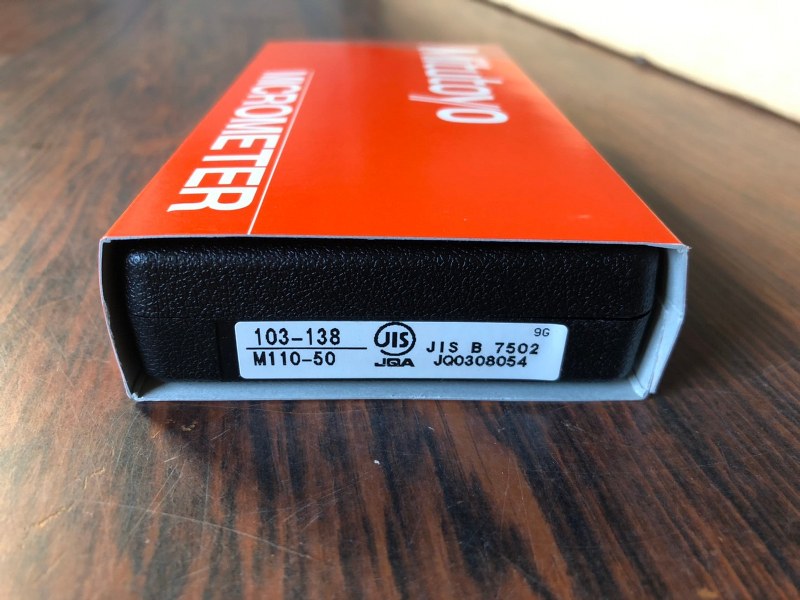 中古Outside micrometer 103-138　(M110-50) MITUTOYO