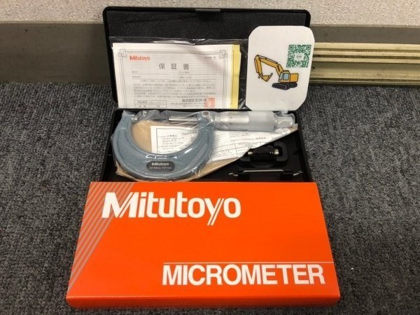 中古外側マイクロメーター 【外側ミクロンマイクロメーター】0-25mm(109-101) ミツトヨ/Mitutoyo