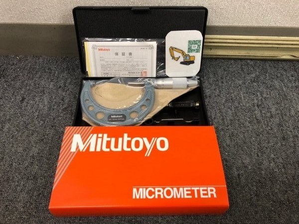 中古外側マイクロメーター 【外側ミクロンマイクロメーター】0-25mm(109-101) ミツトヨ/Mitutoyo