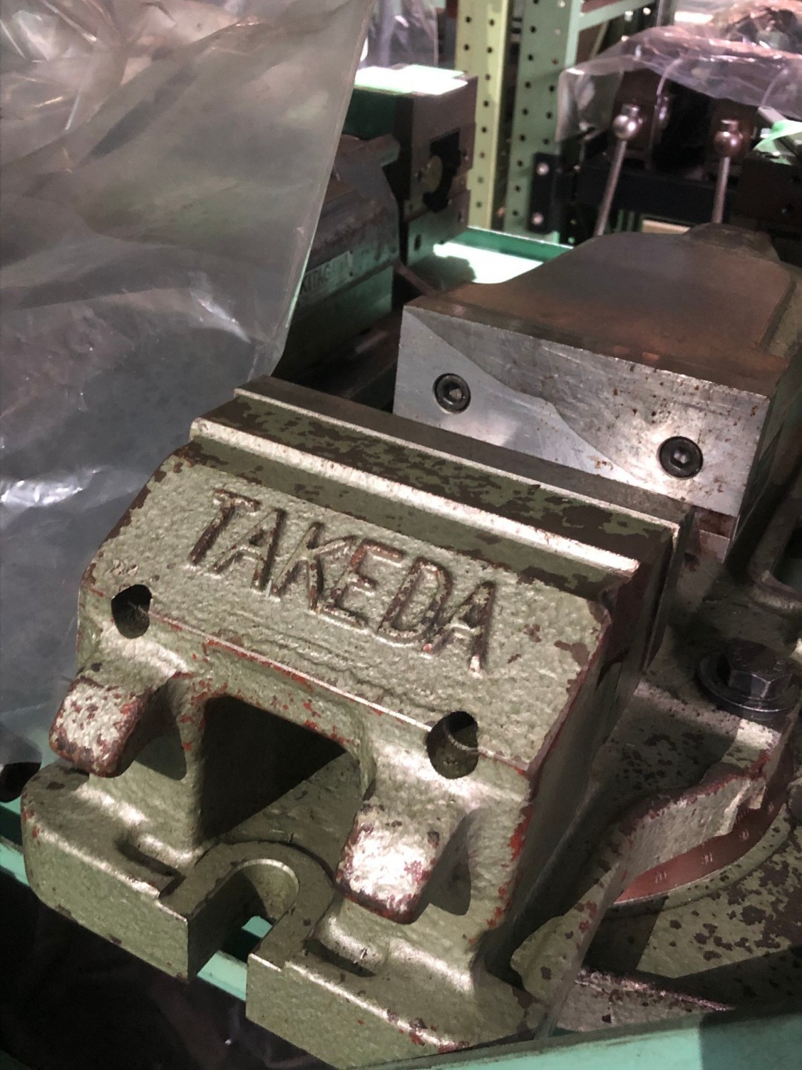 中古Hydraulic vise [油圧マシンバイス]TK-150HVS TAKEDA