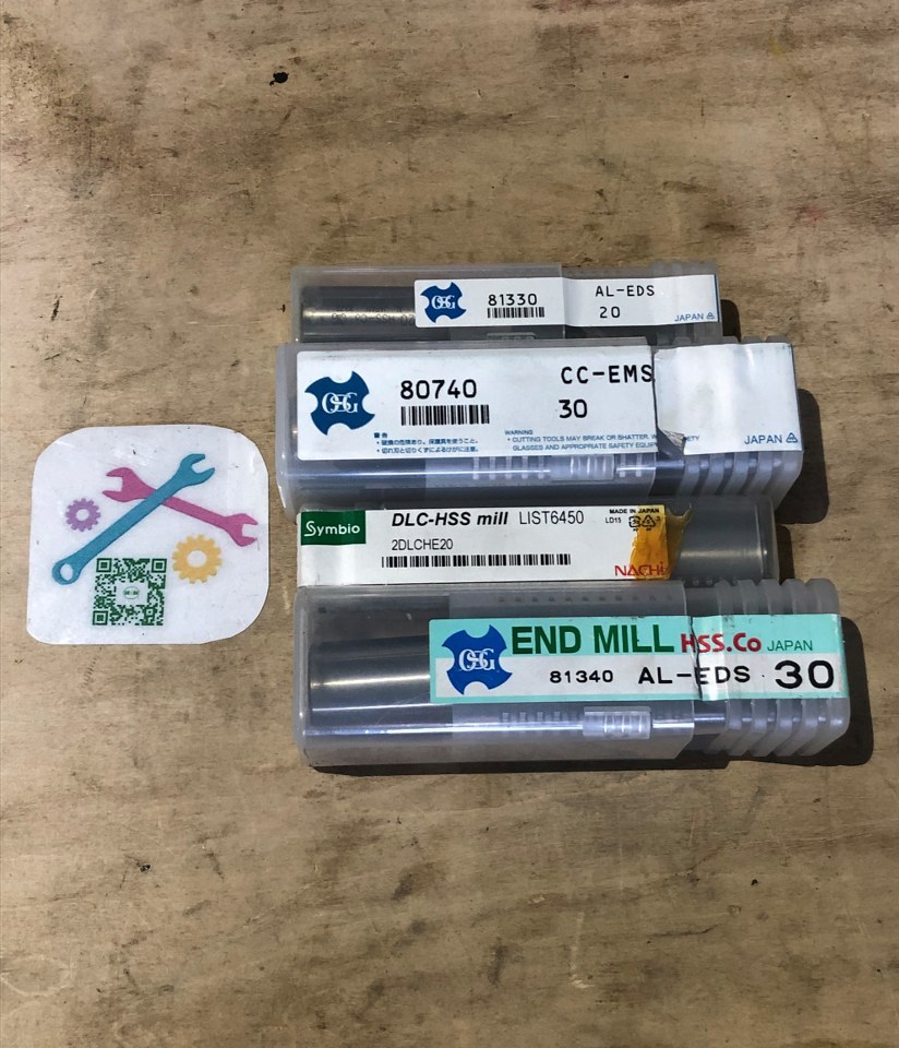 中古お買い得品・1山販売等 [エンドミル]エンドミル1山 様々