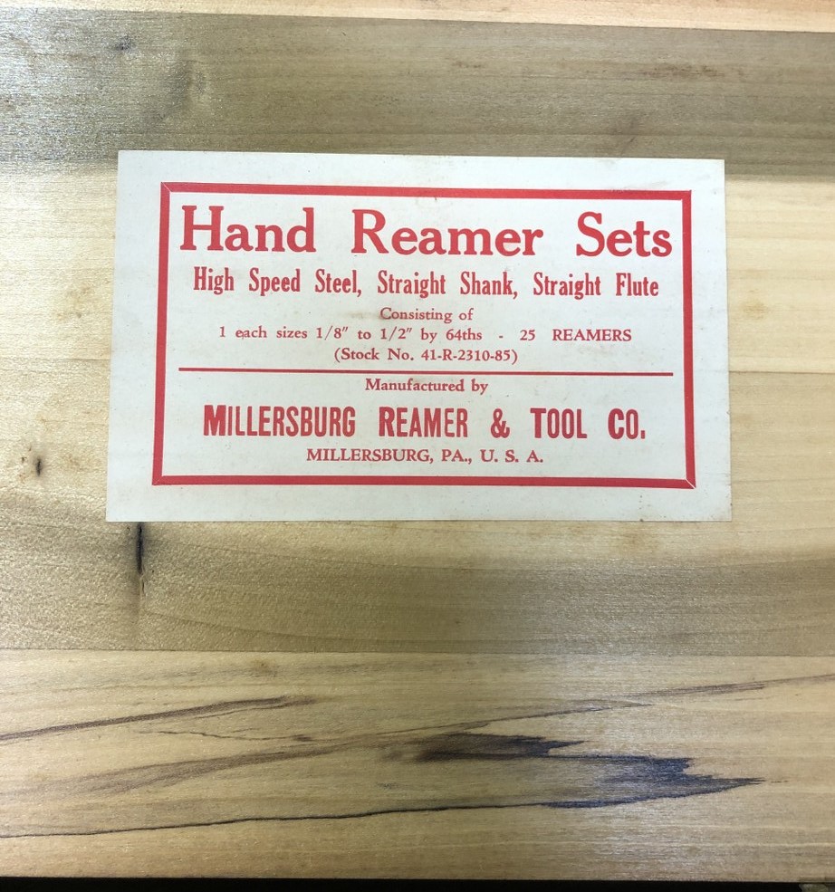 中古リーマ [ハンドリーマセット]ハンドリーマセット　(25本) MILLERSBURG REAMER