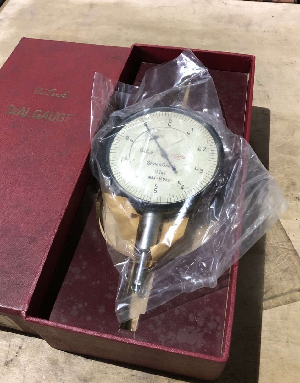 中古Dial gauge(Dial indicator) [ダイヤルゲージ(DIAL GUAGE)]KM-155-1A TECLOCK