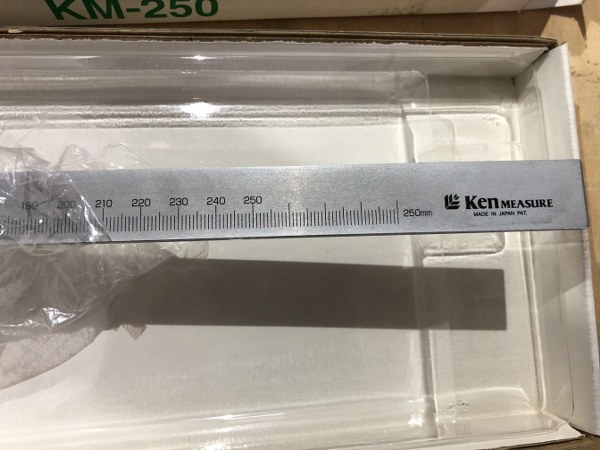 中古Vernier caliper 【角形寸法ノギス】KM-250 ケンメジャー