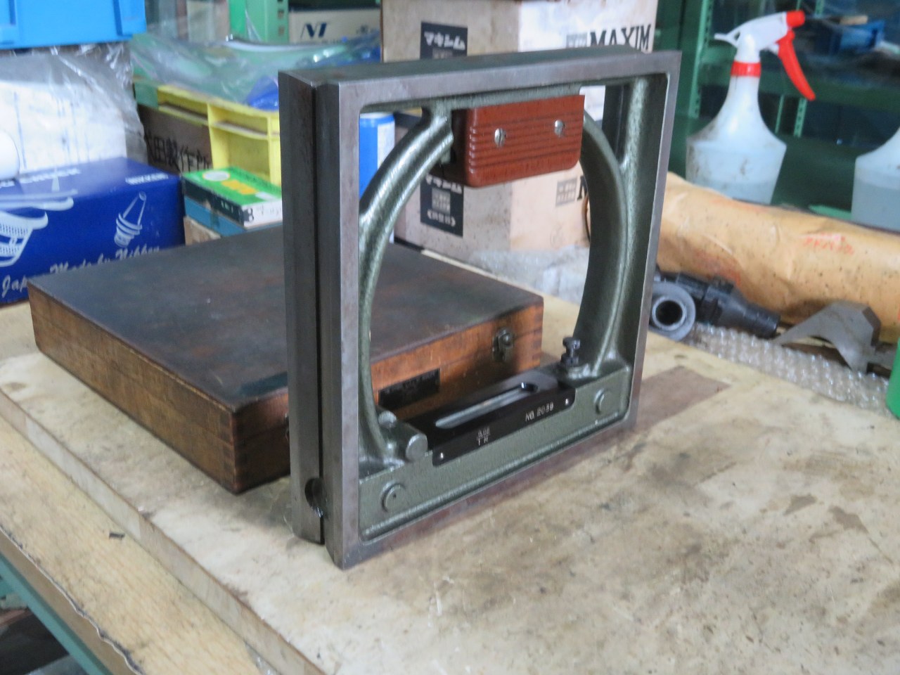 中古その他測定工具・基準器・試験機 [角型精密水準器]250ｘ0.02 理研計器製作所