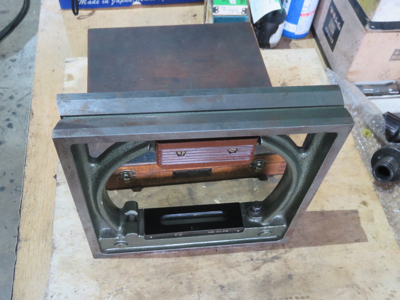 中古その他測定工具・基準器・試験機 [角型精密水準器]250ｘ0.02 理研計器製作所