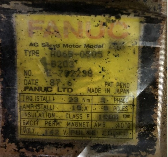 中古その他 【ACサーボモーター】A06B-0505-B203 FANUC/ファナック