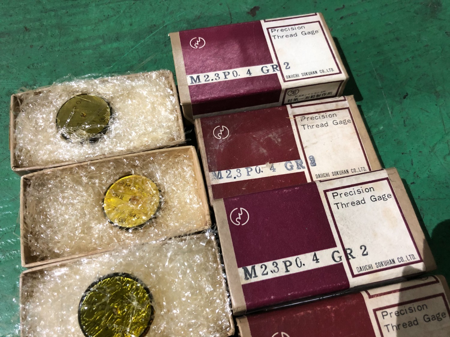 中古Other gauge ねじリングゲージ（1セット6個）M2.3 P0.4 GR2 DAIICHI SOKUHAN