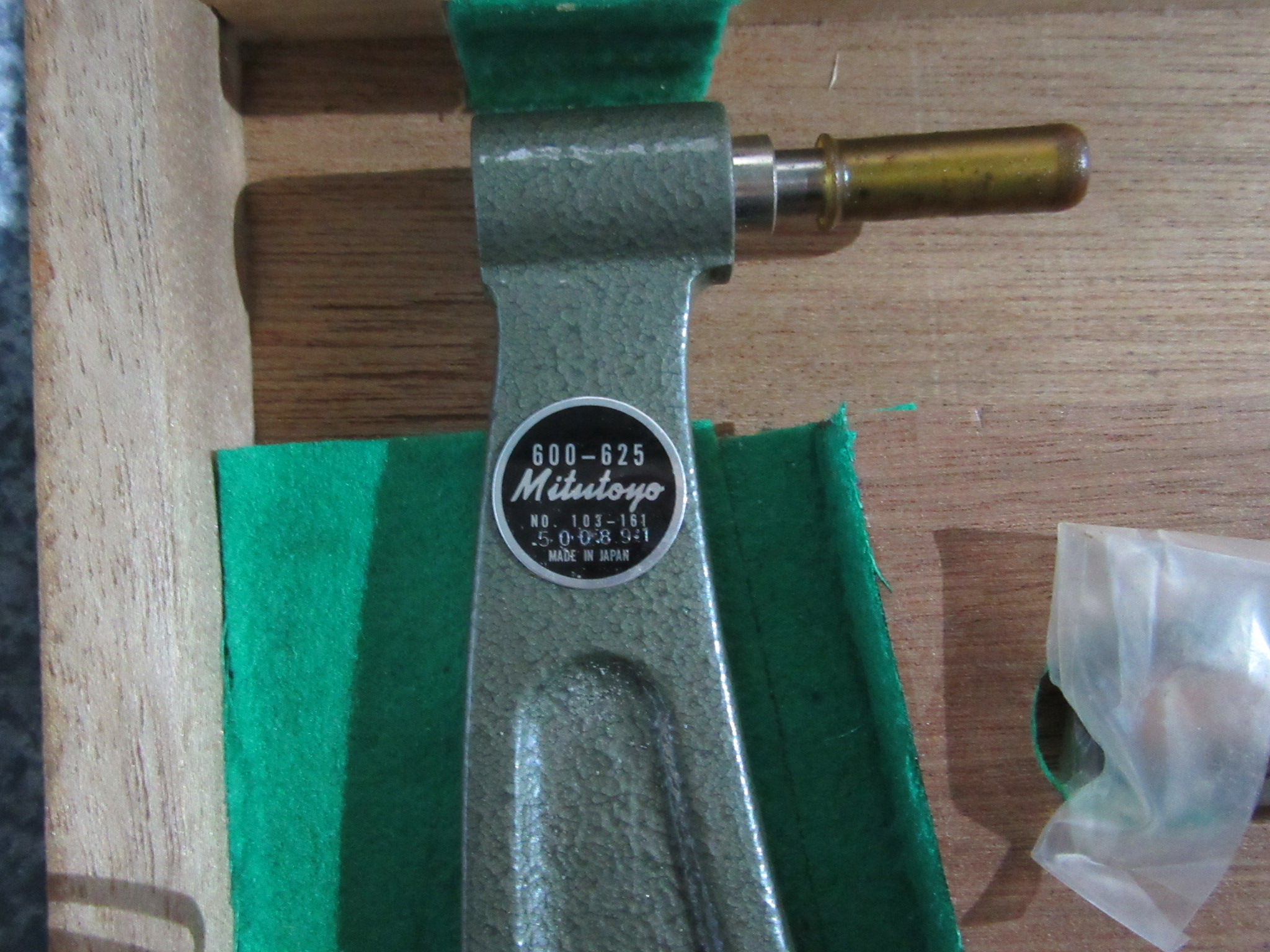 中古Measuring Equipment 【外側マイクロメータ】NO.103-161 ミツトヨ/Mitutoyo