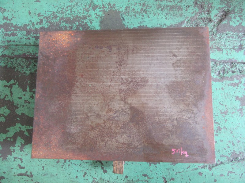 中古鉄定盤 450×450×75 不明