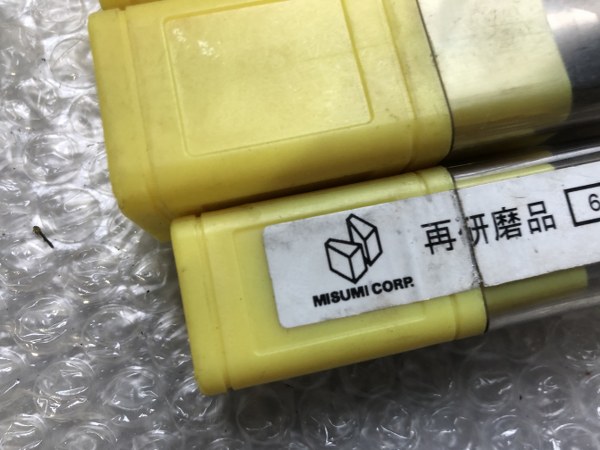 中古お買い得品・1山販売等 【2枚刃/スクエア/エンドミル】1セット3本 ミスミ/MISUMI