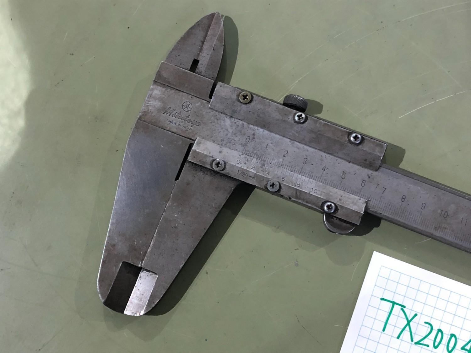 中古Vernier caliper [ノギス]不明 Mitutoyo