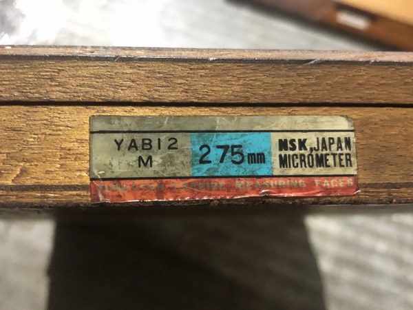 中古Outside micrometer 【マイクロメーター】不明 NSK/日本精工