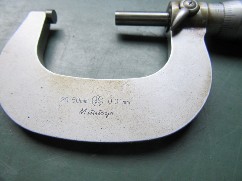 中古Outside micrometer [標準外側マイクロメーター]1セット5個 ミツトヨ/Mitutoyo