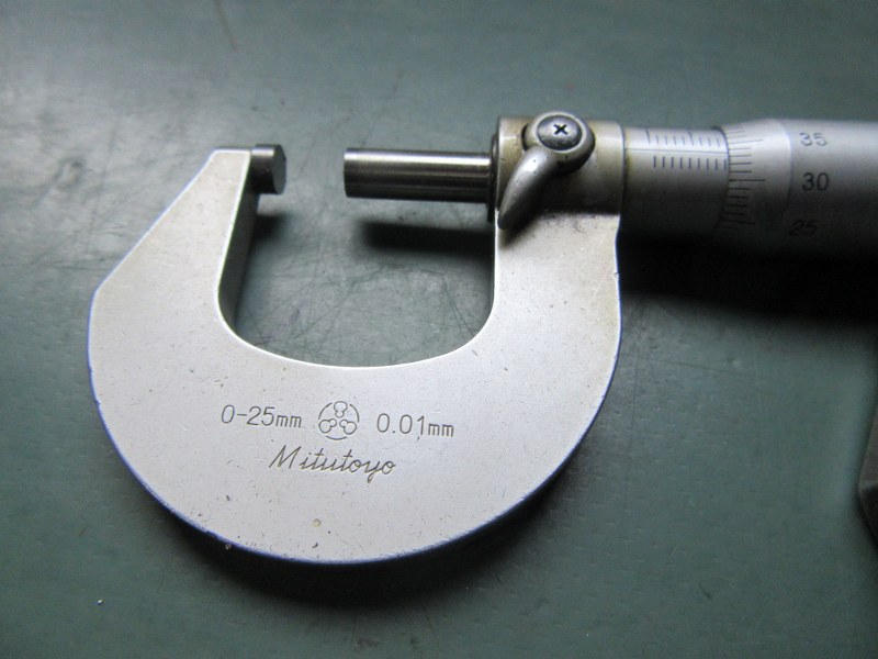 中古Outside micrometer [標準外側マイクロメーター]1セット5個 ミツトヨ/Mitutoyo