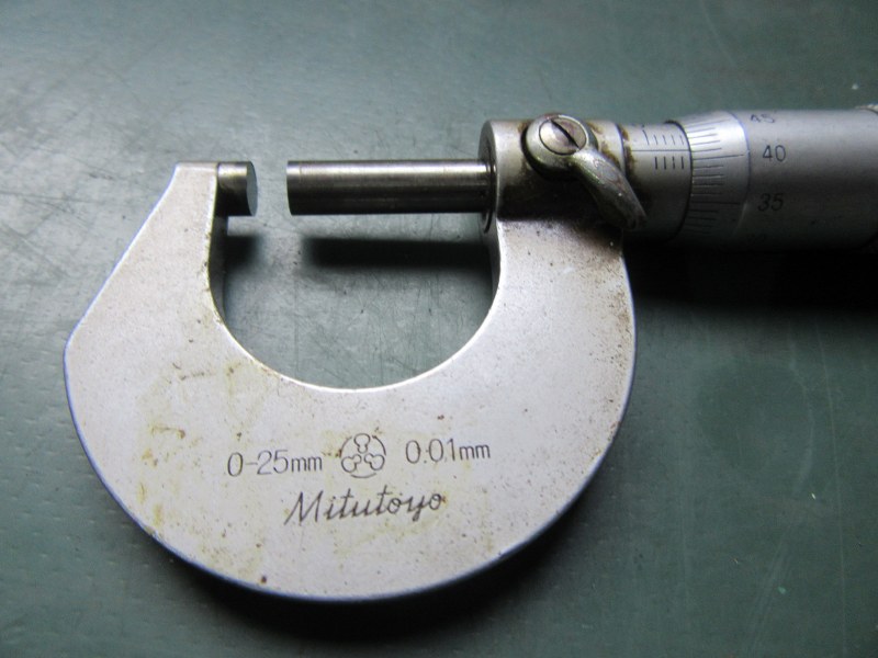 中古Outside micrometer [標準外側マイクロメーター]1セット5個 ミツトヨ/Mitutoyo