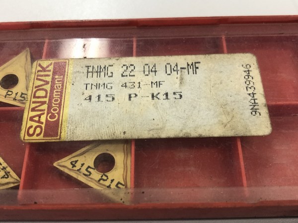 中古Cutting Exchange Chip 【チップ】TNMG 22 04 04-MF サンドビック/Sandvik