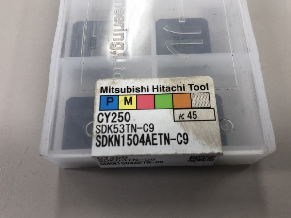 中古インサート（チップ） 【チップ】CY250 SDK53TN-C9 三菱/MITSUBISHI