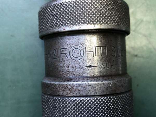 中古お買い得品・1山販売等 【ドリルチャック】1/32-1/2  ROHM/ローム