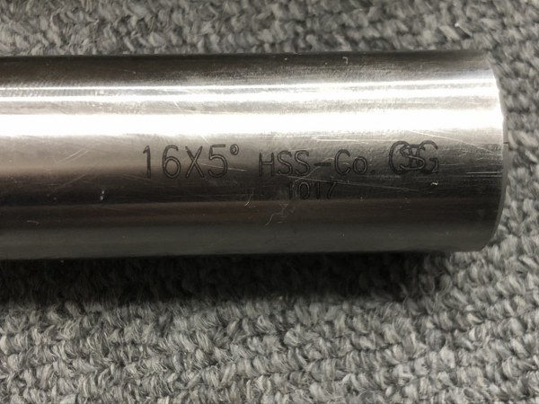 中古エンドミル [エンドミル]16ｘ5°　HSS-Co　 OSG