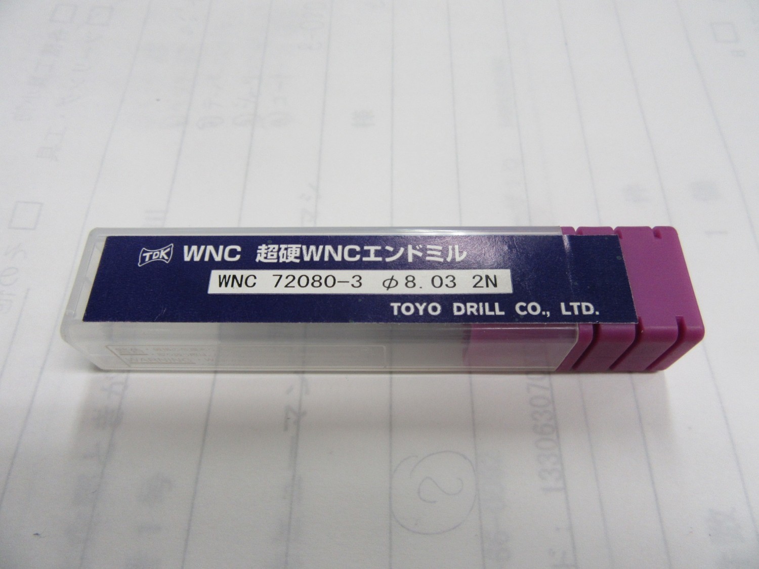 中古Other [エンドミル]WNC72080-3 TDK