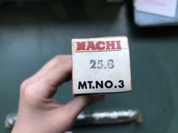 中古テーパ―シャンクドリル 【テーパーシャンクドリル】HSSシリーズφ25.8 NACHI/ナチ不二越