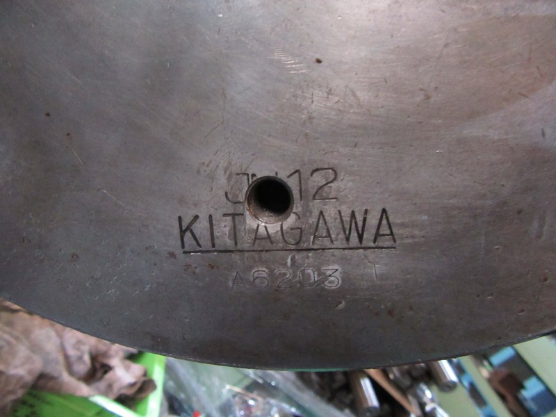中古Scroll chuck 「 3爪チャック（スクロールチャック」12INCH/φ310mm 北川/KITAGAWA