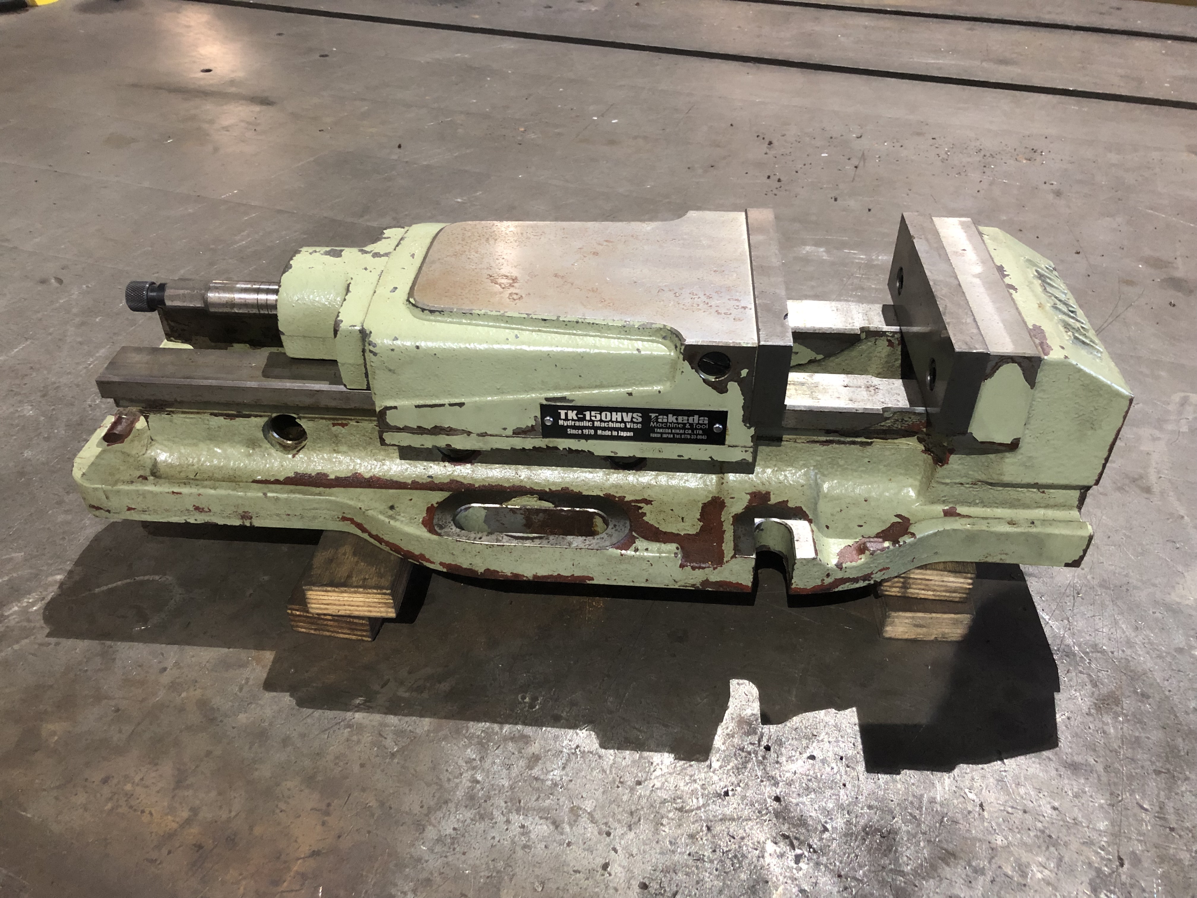 武田機械 油圧バイス TK-150HVS / TAKEDA MACHINE TOOLS Hydraulic Vise TK-150HVS TF230037