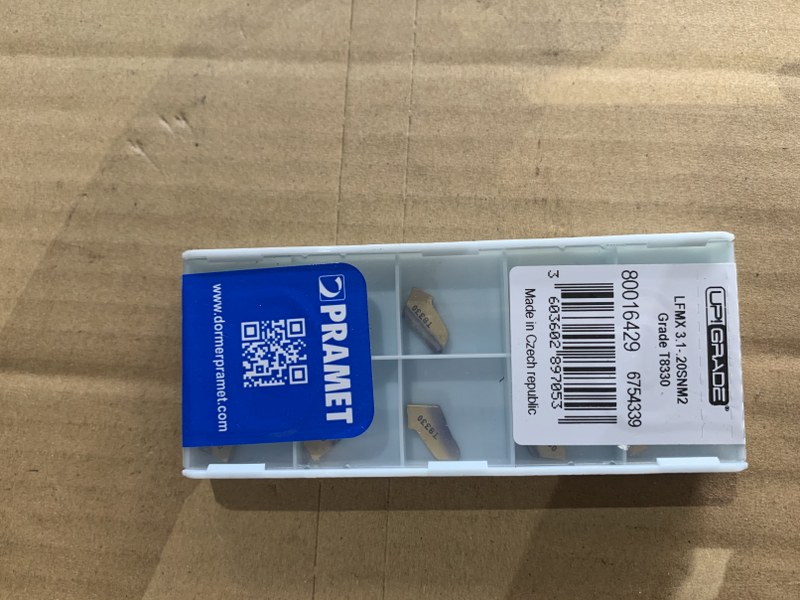 DORMER PRAMET/ドーマー プラメット) チップ LFMX3.1-20SNM2 T8330 / DORMER PRAMET Insert LFMX3.1-20SNM2 T8330 TQ220113