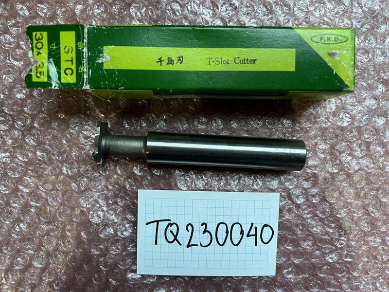 フクダ精工 FKD 千鳥刃Tスロットカッター STC 30x3.5 / FUKUDA SEIKO (FKD) Staggered ToothT-Slot Cutter STC 30x3.5 TQ230040