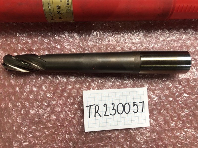 KOBELCO/神戸製鋼所 テーパーネックボールエンドミル4枚刃 R12.5x25 / KOBELCO/KOBE STEEL Taper Neck Ball End Mill 4-Flute R12.5x25 TR230057