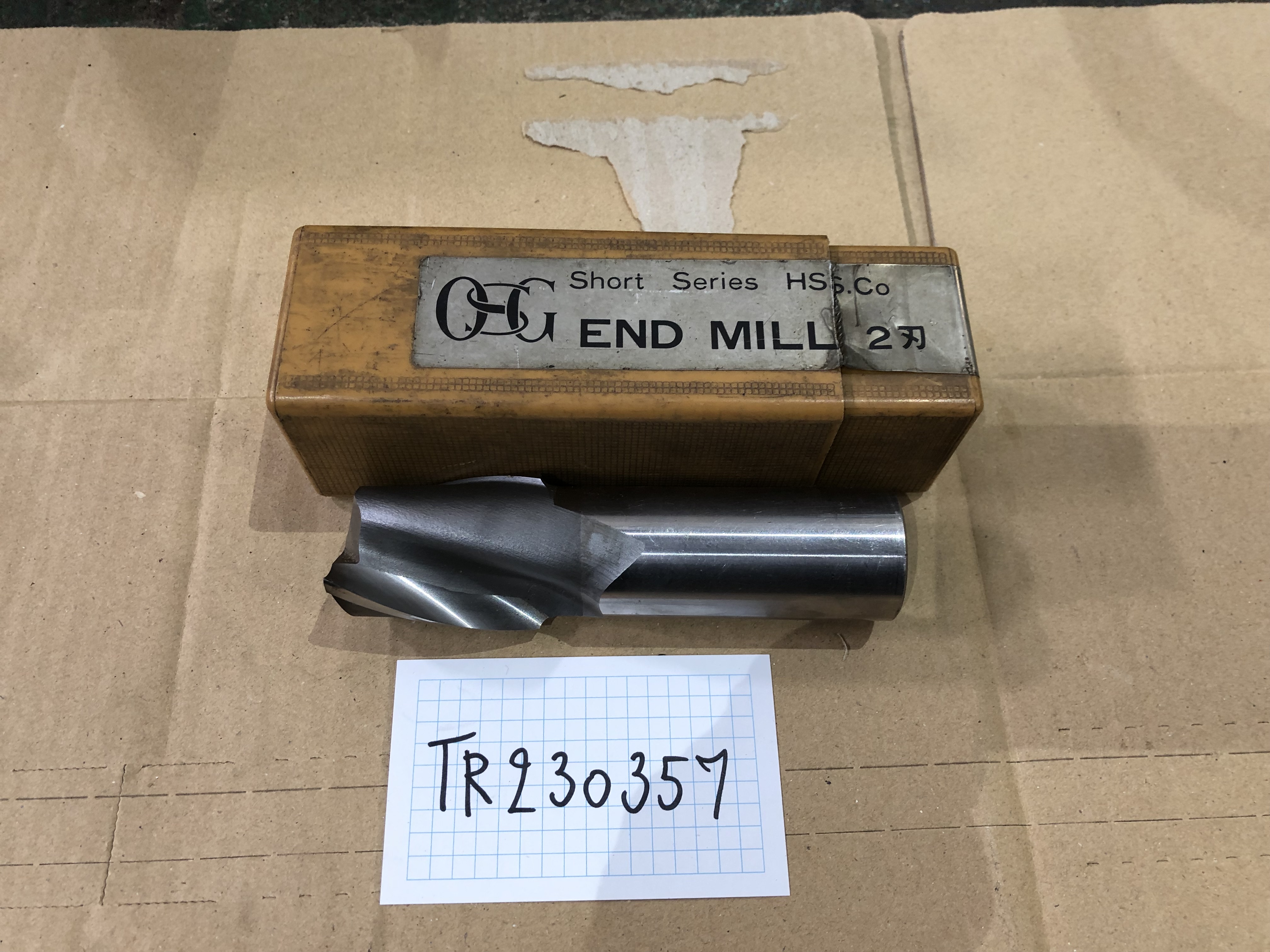 OSG/オーエスジー 2枚刃/スクエア/エンドミル φ38 EDS / OSG 2-Flute Square End Mill φ38 EDS TR230357