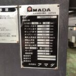 Amada Press Brake FBD8020NT 2000 Nameplate Photo