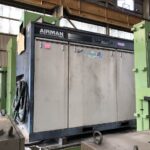 北越　55KWスクリューコンプレッサー　SMS55EVD-E　2016　正面写真