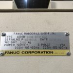 FANUC Vertical Machining Center αD14LiA5 2016 Nameplate Photo
