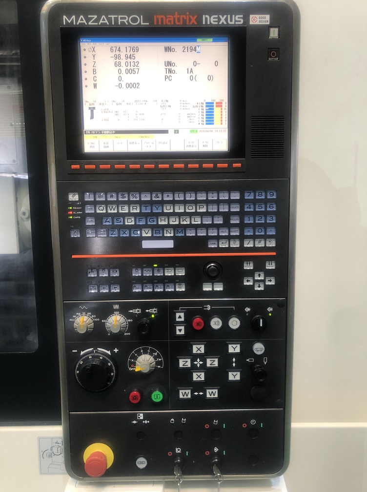 Yamazaki Mazak INTEGREX j-200 2009 CNC Multi-Tasking Machine Control Panel
