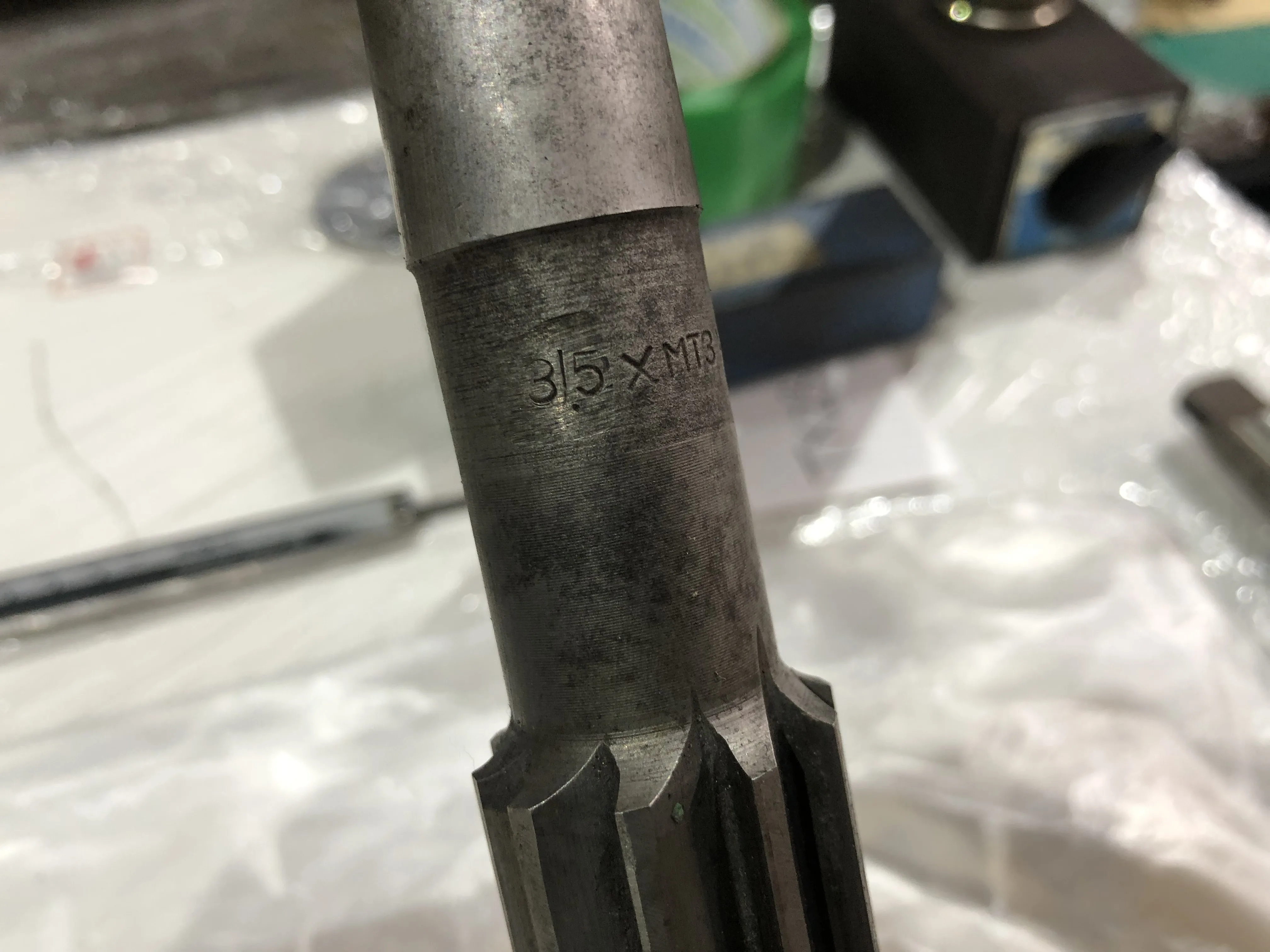 リーマ 31.5ｘMT3ｘM2 / Machine Reamer 31.5ｘMT3ｘM2 TL230044
