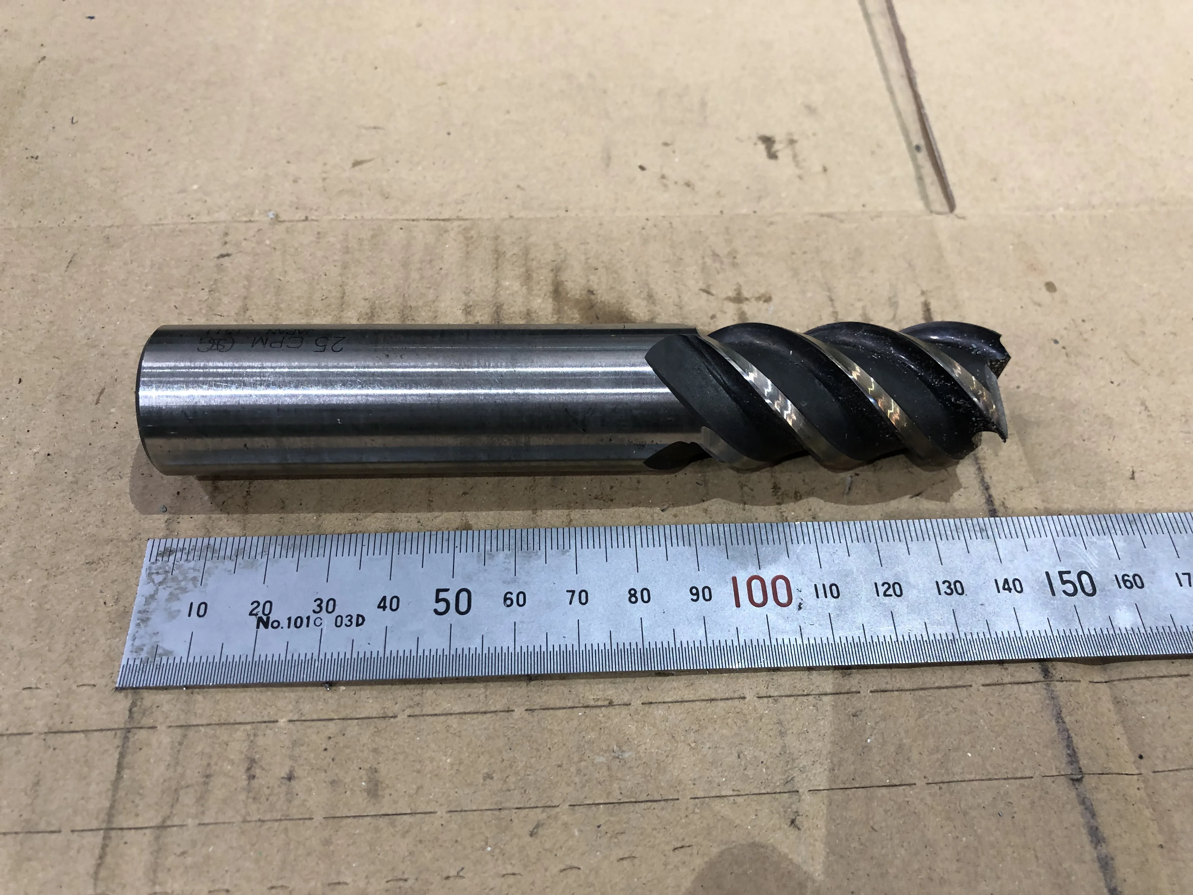 OSG/オーエスジー 4枚刃/スクエア/エンドミル φ25 CPM / OSG 4-Flute Square End Mill φ25 CPM TR230375