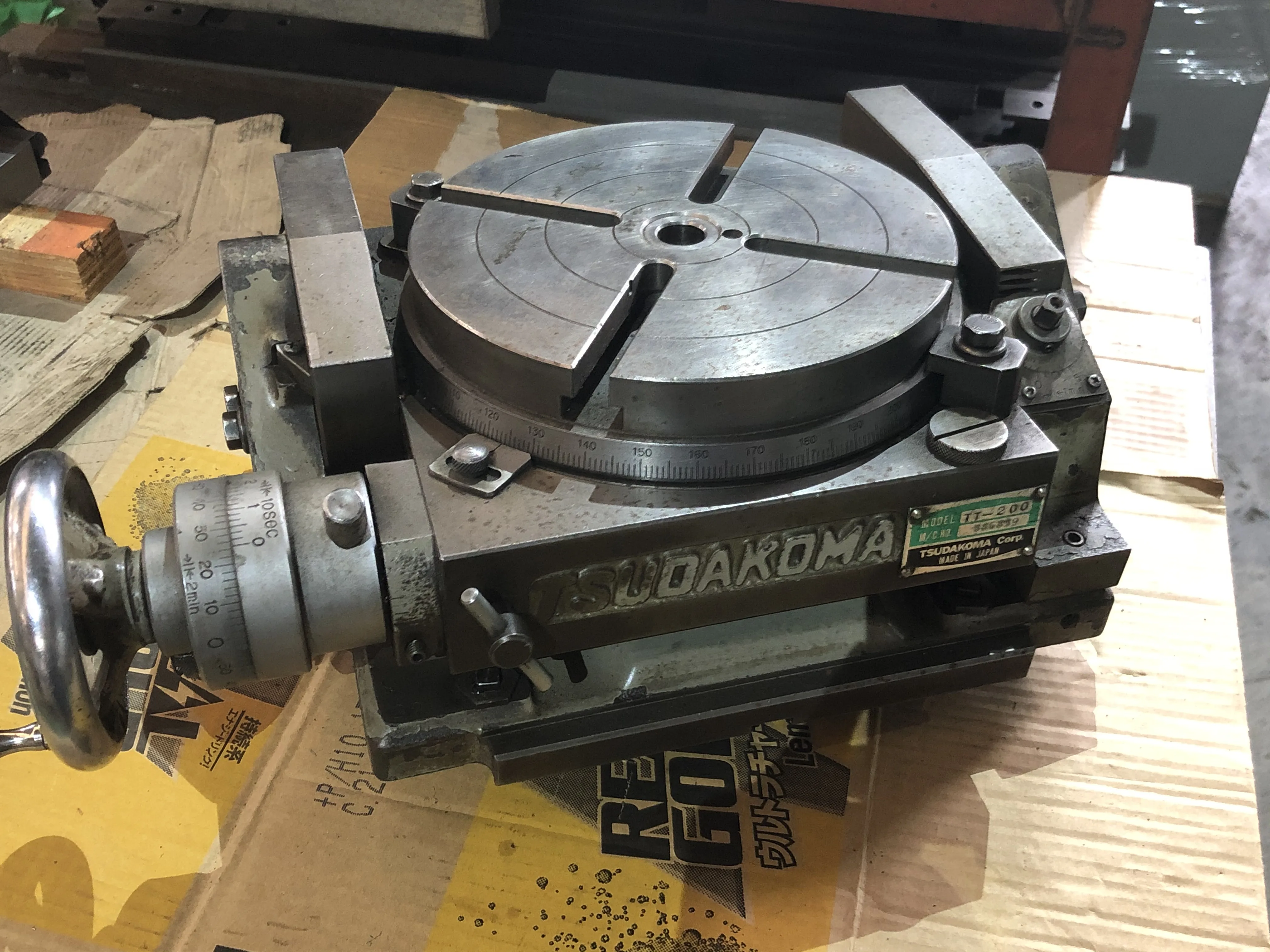 津田駒工業 傾斜円テーブル/サーキュラー TT-200 / TSUDAKOMA Tilting Rotary Table TT-200