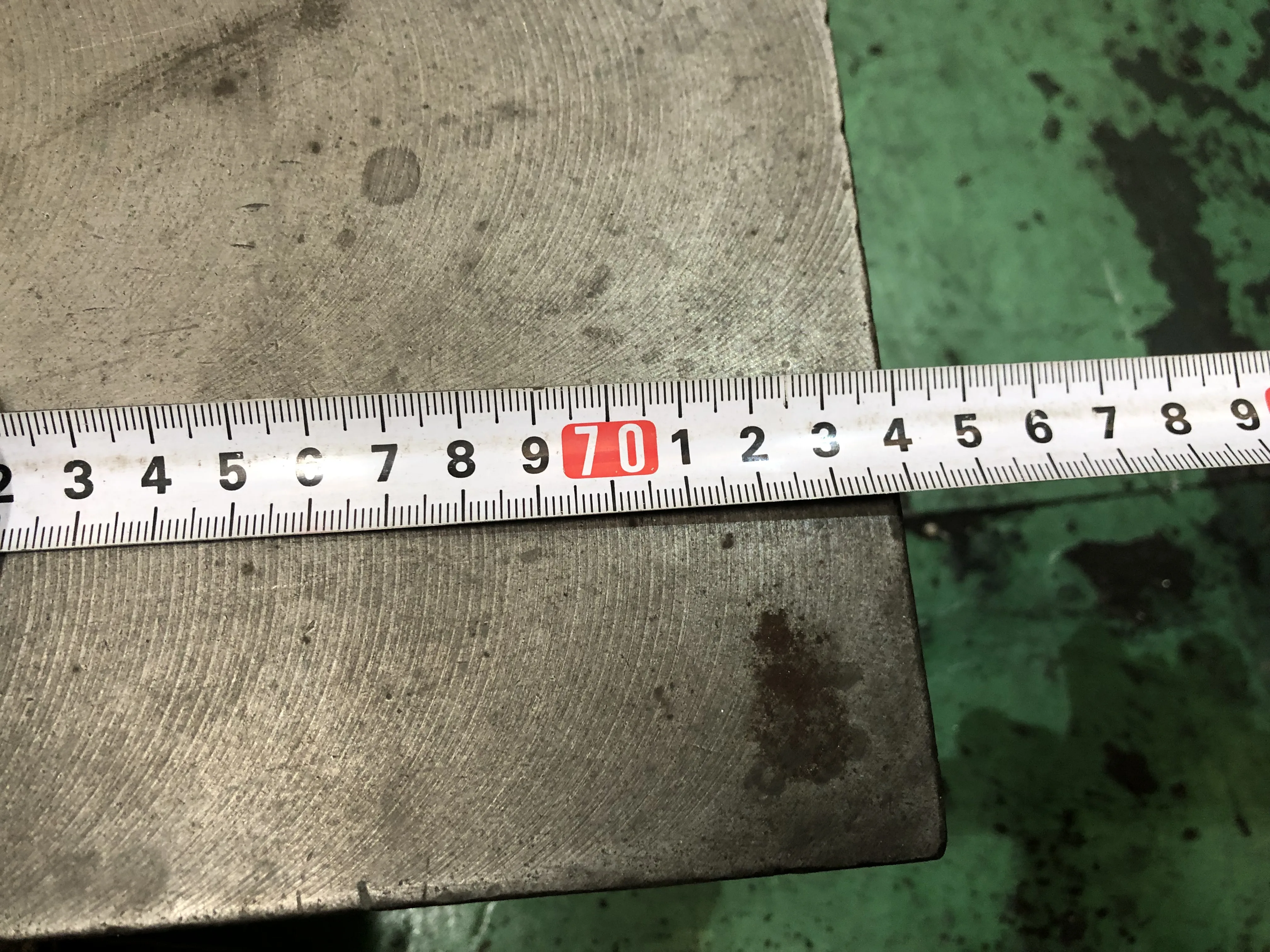 鉄定盤 740ｘ590ｘ100ｍｍ キズ有り / Cast Iron Surface Plate 740ｘ590ｘ100ｍｍ キズ有り T2200213