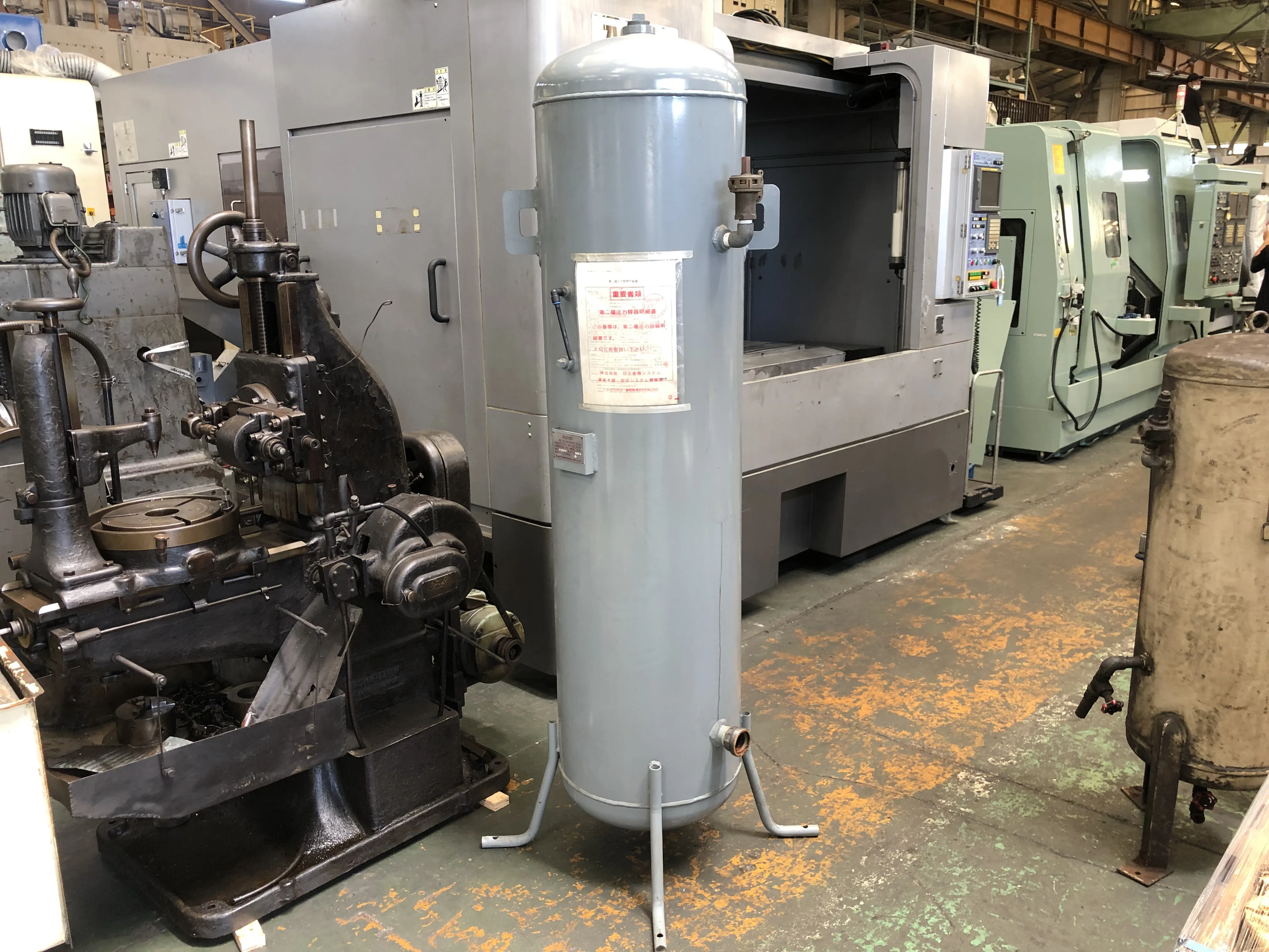 日立産機システム/日立ホイスト エアータンク No.H46345 280l / HITACHI INDUSTRIAL EQUIPMENT SYSTEMS Receiver Tank No.H46345 280l T2300158