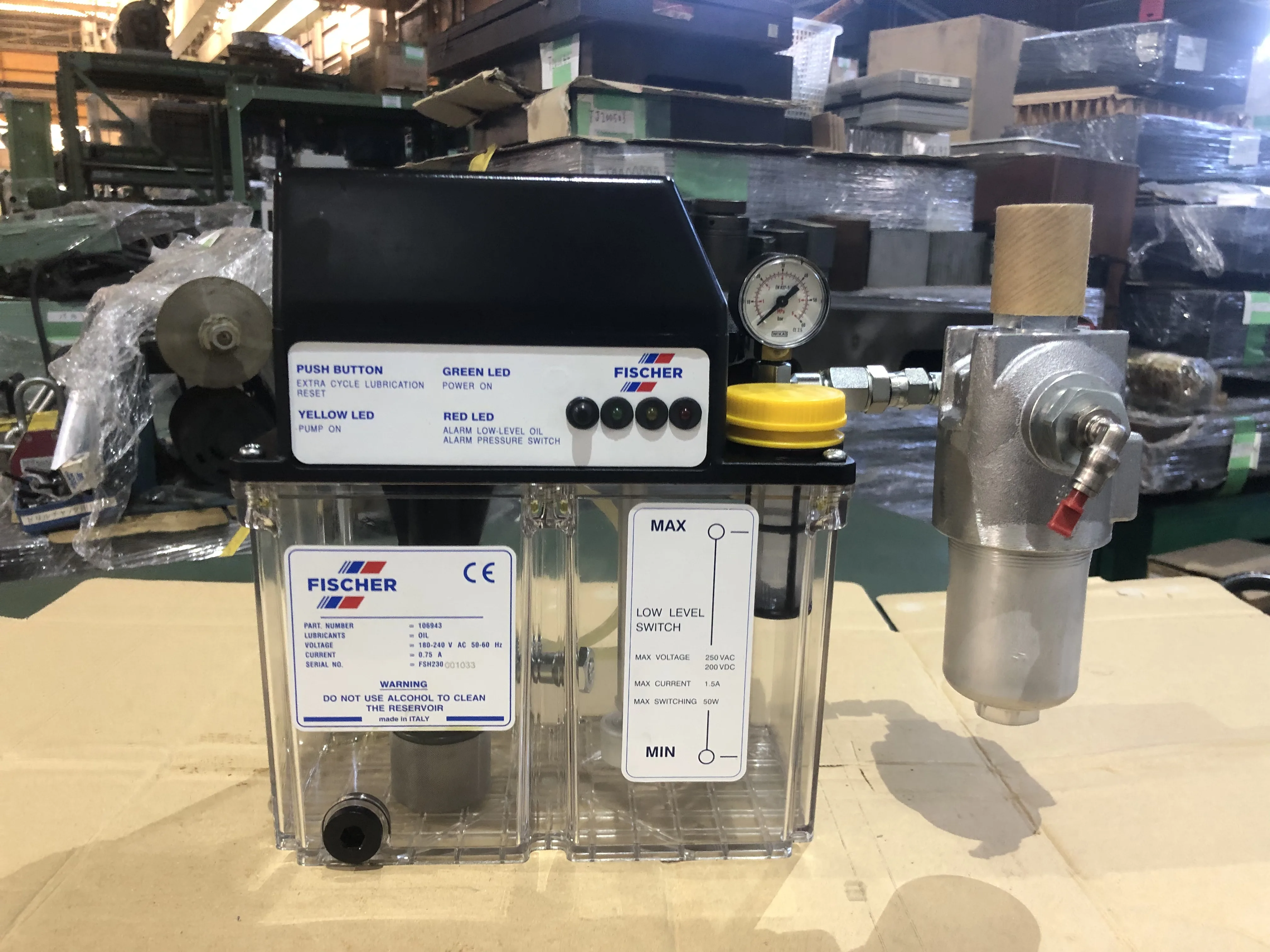 FISCHER/フィッシャー 潤滑油ポンプ 103169 FSH2300 / FISCHER 103169 FSH2300 T2500016