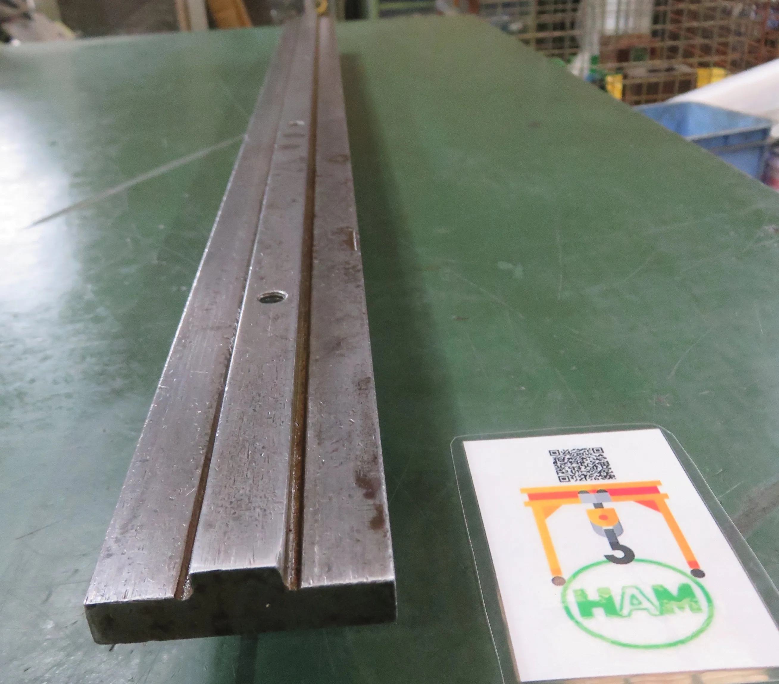 不明 ベンダー金型（ダイレール） レール幅15mm、レール高5ｍｍ / Unknown Press Brake Die Rail レール幅15mm、レール高5ｍｍ