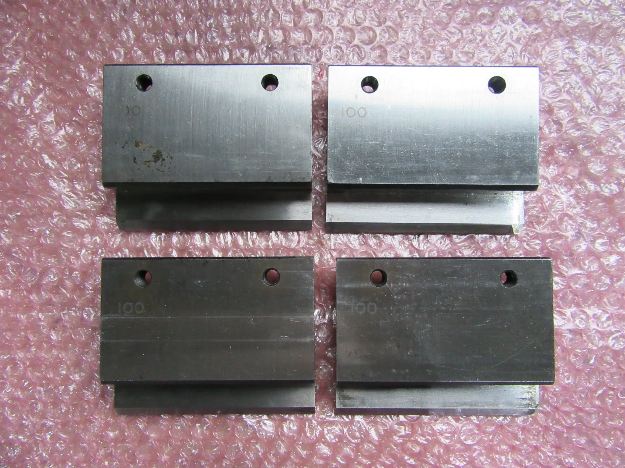 ベンダー金型 4個 100 / Press Brake Flat Punch 4pcs 100 TA230023