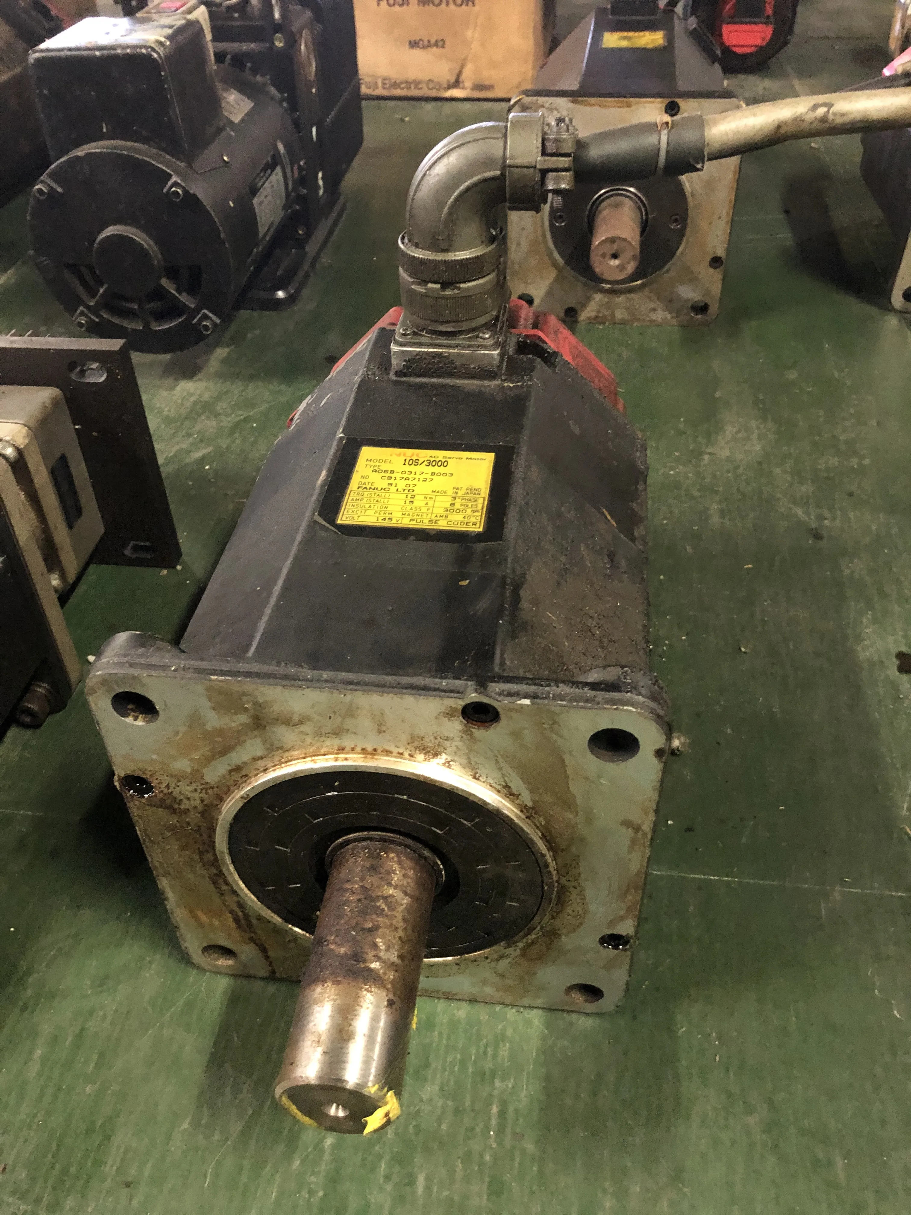 ファナック ACサーボモーター A06B-0317-B003 / FANUC AC Servo Motor A06B-0317-B003